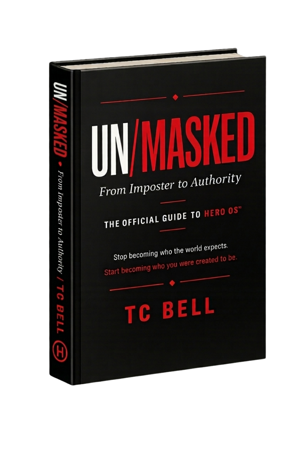 UNMASKED book cover by TC Bell